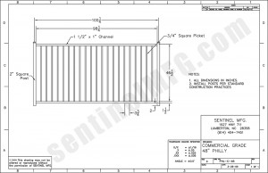 Philly Fence Drawing