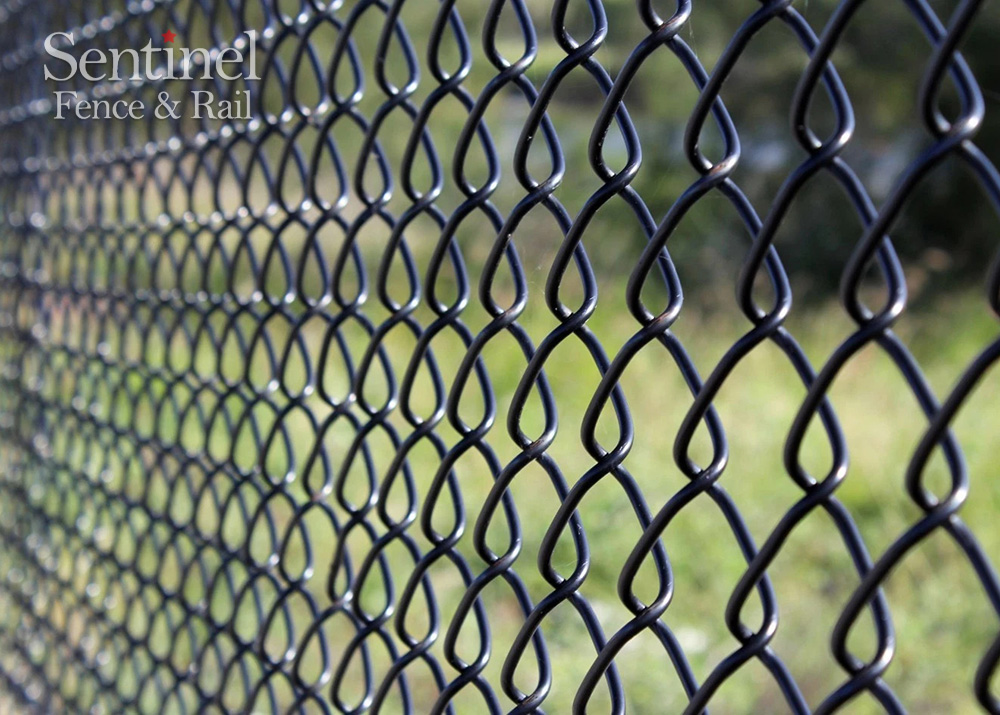 Black Vinyl Chain Link Fence NC